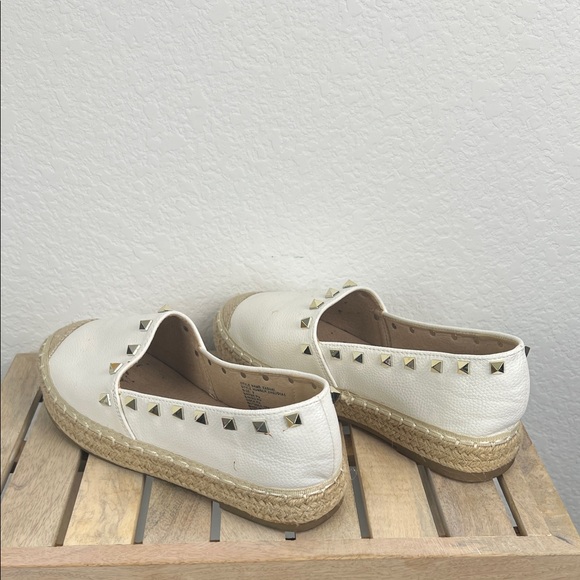 Steve Madden Cream Studded Espadrilles Size 9 - Picture 4 of 7
